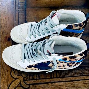 Golden goose mid star tennis shoe